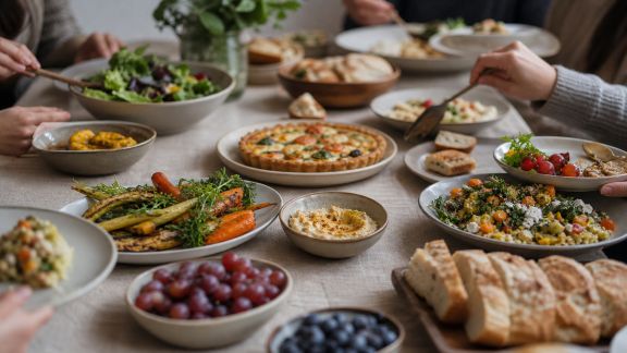 Réussir un brunch végétarien convivial et varié
