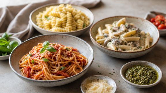 Comment varier les pâtes en cuisine végétarienne : sauces et associations