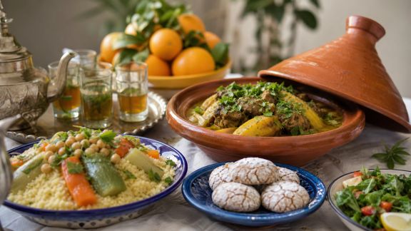 Recettes festives du Maghreb pour chaque saison