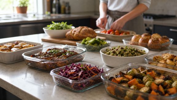Batch cooking pour repas festifs : préparer à l’avance pour recevoir sans stress
