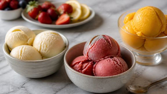 Glaces et sorbets sans gluten : recettes simples à réaliser chez soi