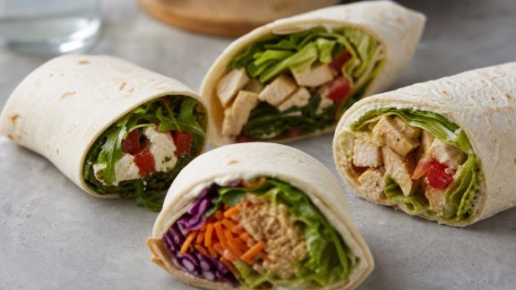 Wraps minute : quatre recettes gourmandes à assembler en quelques gestes